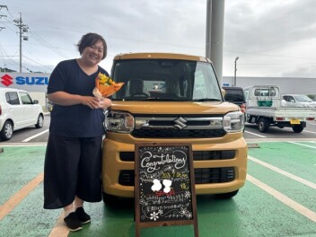 スペーシアを納車させて頂きました！